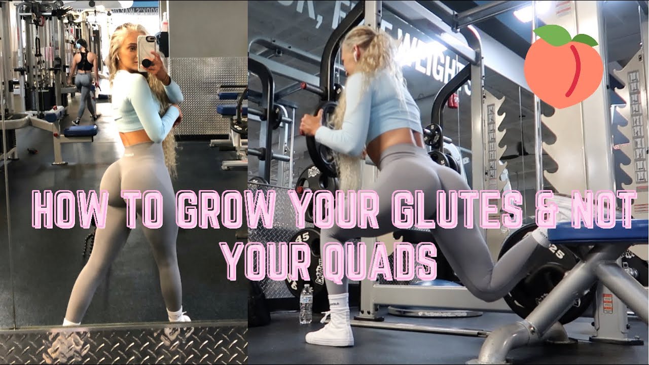 HOW TO GROW YOUR GLUTES  NOT YOUR QUADS | LEG DAY WORKOUT ROUTİNE TO GROW THE BOOTY