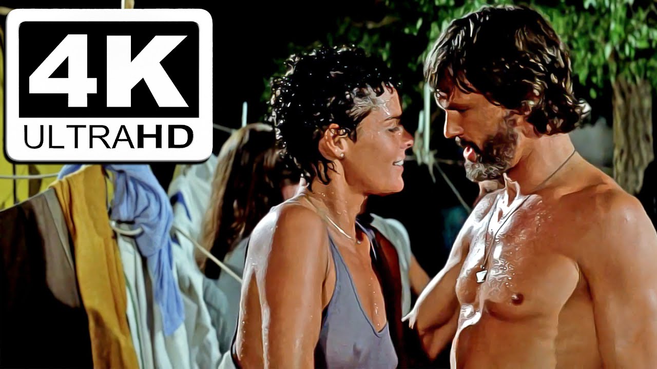 Ali MacGraw showers with Kris Kristofferson in 1978's Convoy | 4K Ultra HD