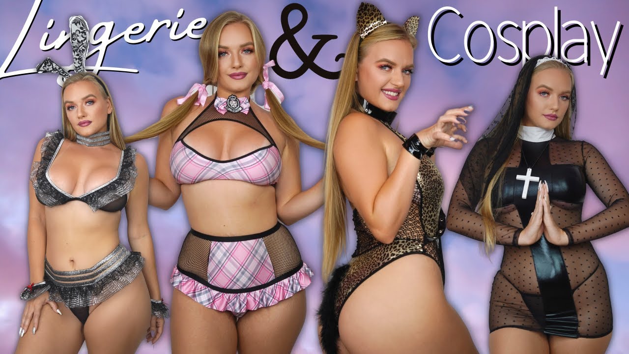 uniform,costume,Lingerie and Cosplay Try On Haul from VenusFun! Badd Angel Costume Try On Review