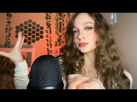 ASMR | Pulling and Plucking Away your Stress (positive affirmations, layered sounds)