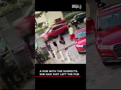 Hyderabad Mercedes Gang-Rape Case: CCTV Footage Of Girl  Boys Outside Pub