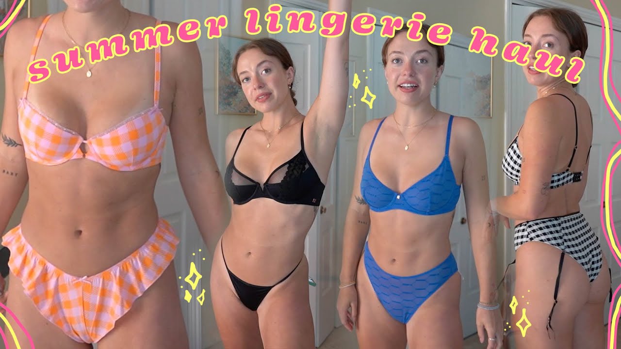 TRY ON SUMMER LINGERIE HAUL ☀️ savage x fenty discount code