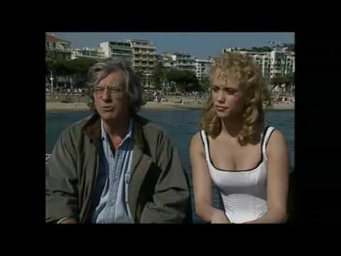 Elizabeth Berkley and Paul Verhoeven interview at Cannes Film Festival, 1995