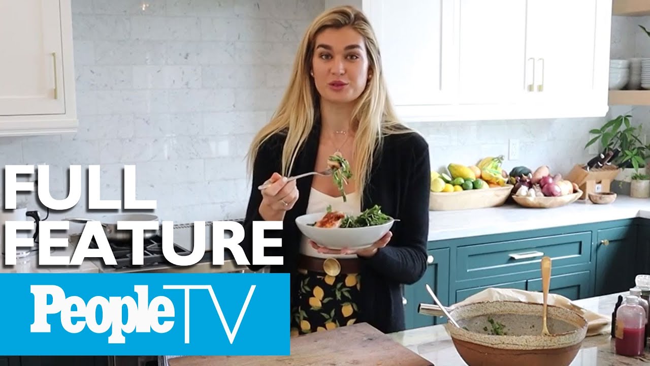 SHAYNA TAYLOR COOKS SPİCY SALMON  DEEP GREEN SALAD, 4 TRİCKS TO MAKE ANY SALAD BETTER | PEOPLETV