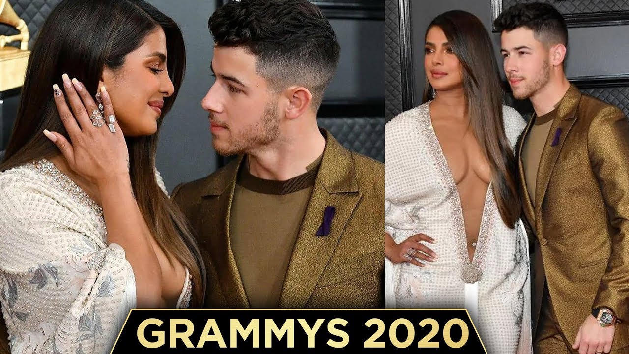 Grammys 2020 | Priyanka Chopra Deep CLEAVAGE Show, Shows Of Belly Button With Nick Jonas