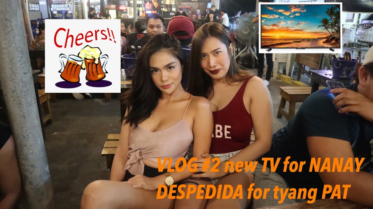 Vlog #2 new tv for nanay and despedida for tyang PAT