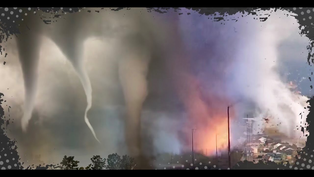 the most ınsane tornado video compilation of all time (drone  ground footage, andover, ks)