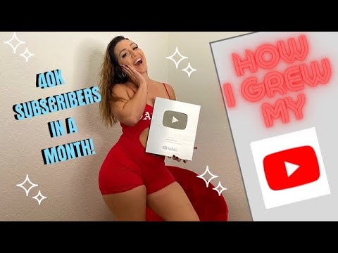 CREATOR AWARD | HOW I GAINED 40K SUBSCRIBERS FOR YOUTUBE IN A MONTH!!