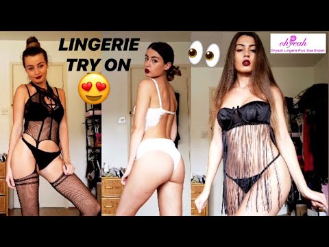 LINGERIE TRY ON WITH OHYEAHPLUSSİZE.COM