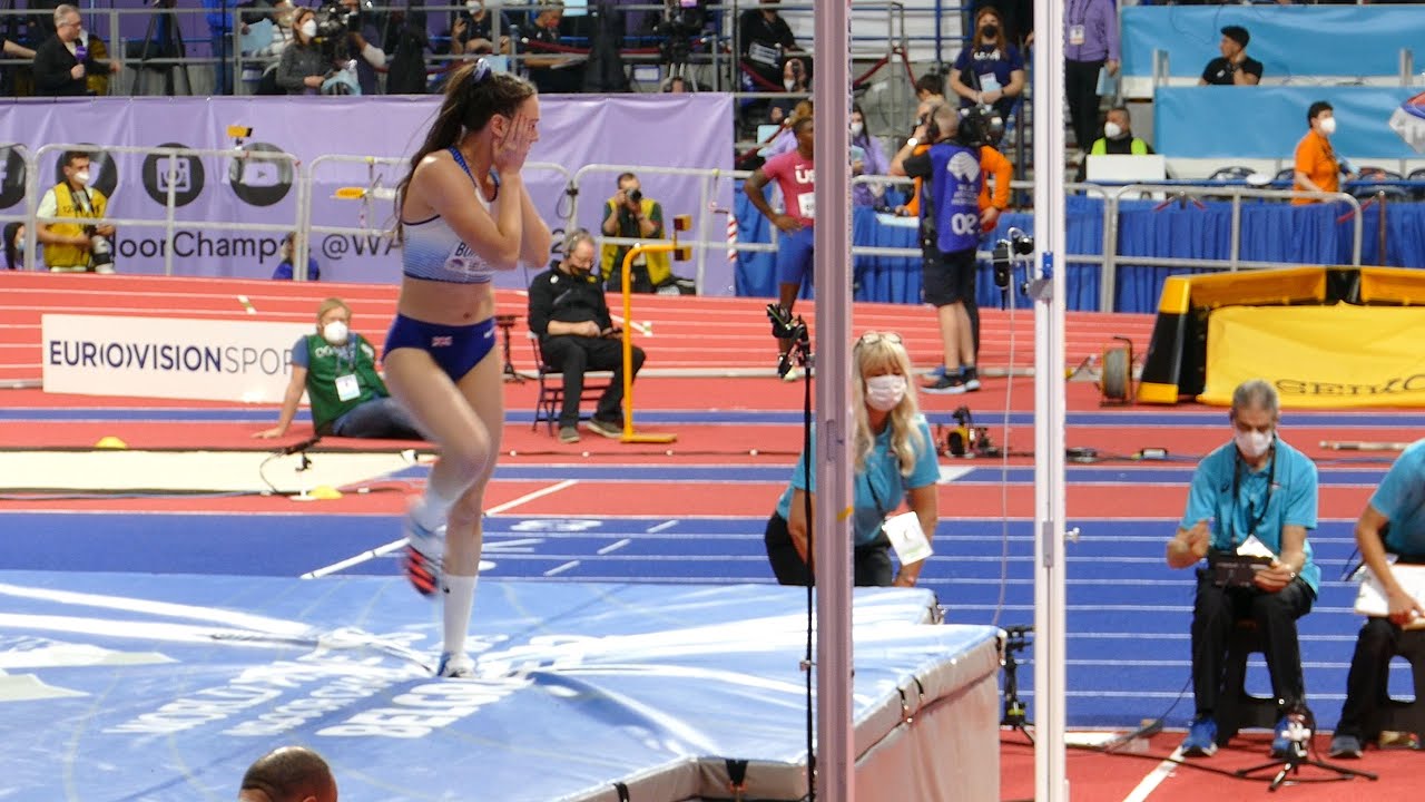 Emily Borthwick (GBR) 184 cm High Jump Women 10. Place World Indoor Championships Belgrade 2022