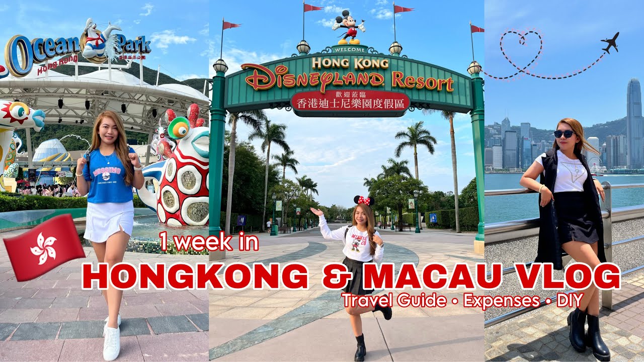 HONGKONG  MACAU VLOG 2024•TRAVEL GUİDE•EXPENSES•DIY