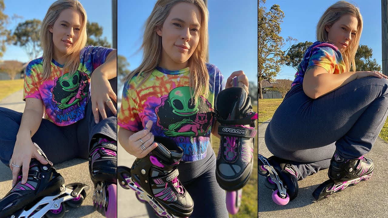 Rollerblading For the First Time!