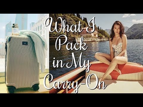 WHAT'S İN MY CARRY-ON FOR SUMMER TRAVEL | JESSİCA CLEMENTS