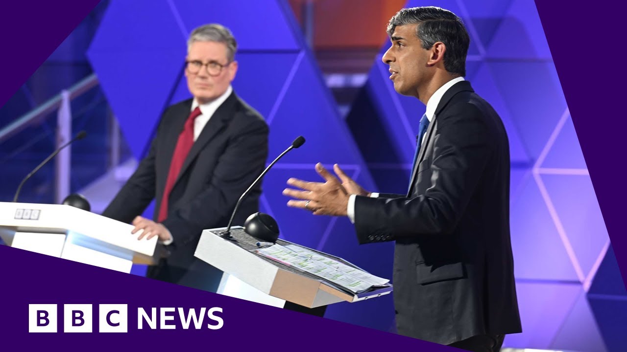 UK general election: Sunak and Starmer clash over borders, tax and gender in TV debate  