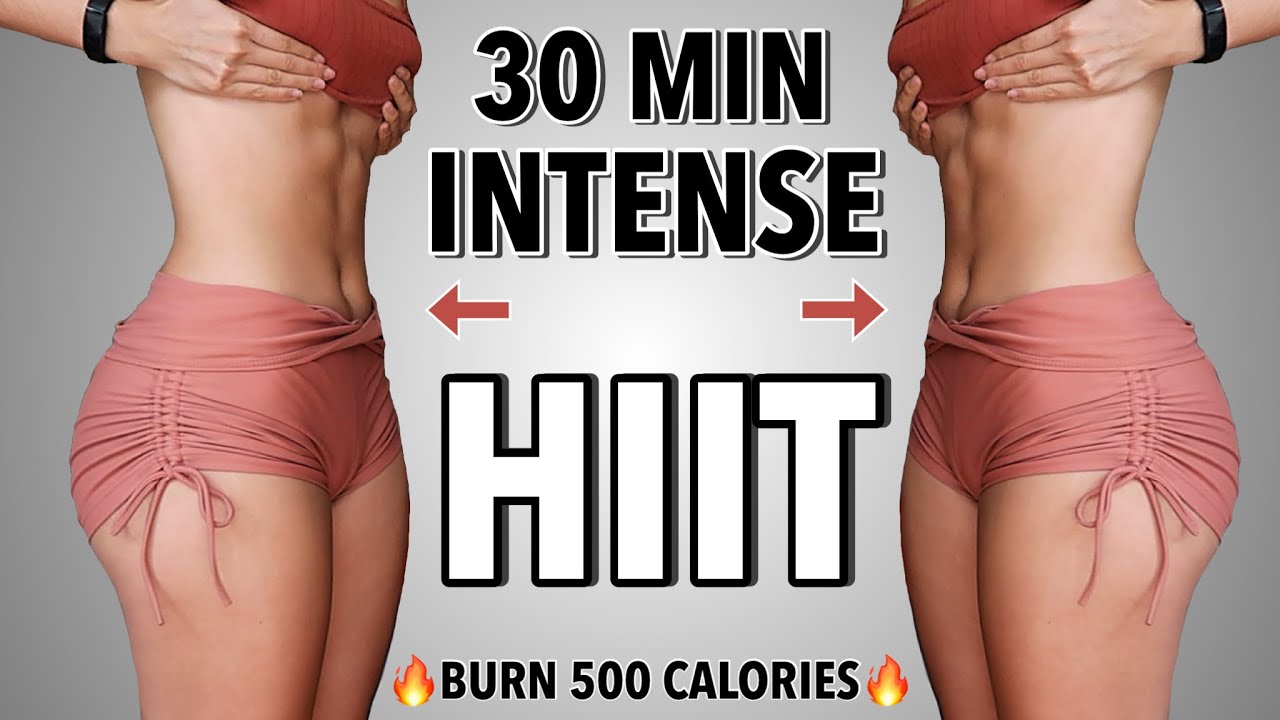 30 MIN INTENSE HIIT WORKOUT - Full Body, No Equipment - Burn 500 Calories - Summer Shred Day 5