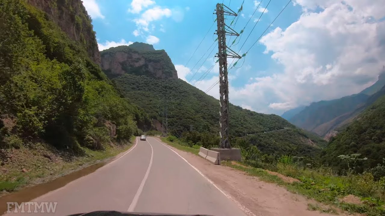 Driving in Russia: Blue Lakes - Kabardino Balkaria - Scenic Drive - Follow Me