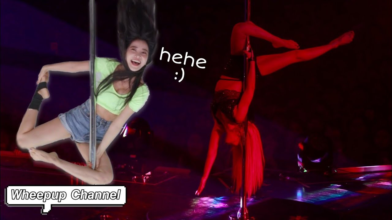 Solar learning how to pole dance