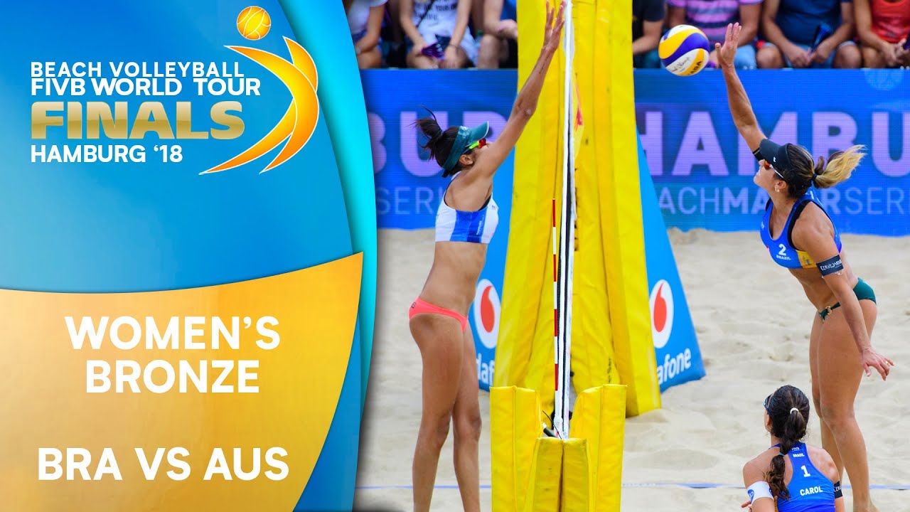 Women's Bronze Medal: BRA vs. AUS | Beach Volleyball World Tour Finals Hamburg 2018