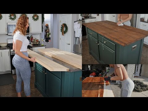 How we made our Butcher block counters