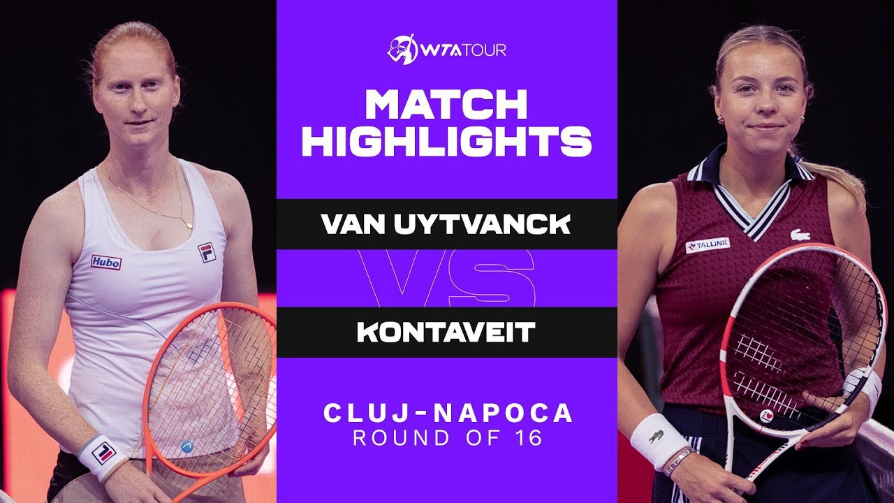Alison Van Uytvanck vs. Anett Kontaveit | 2021 Cluj-Napoca Round of 16 | WTA Match Highlights