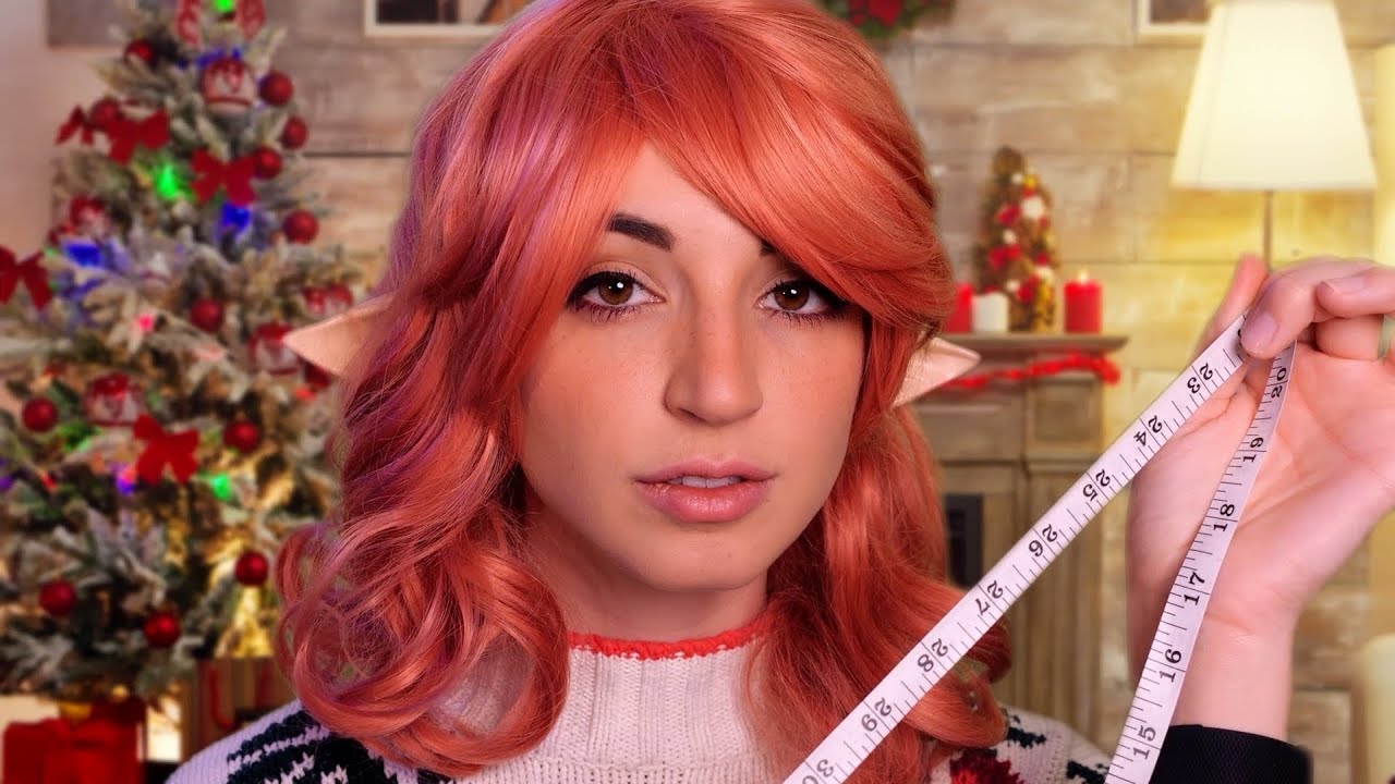 ASMR | UP-CLOSE ELF EAR MEASURİNG  FİXİNG | GETTİNG FİTTED FOR NEW EARS