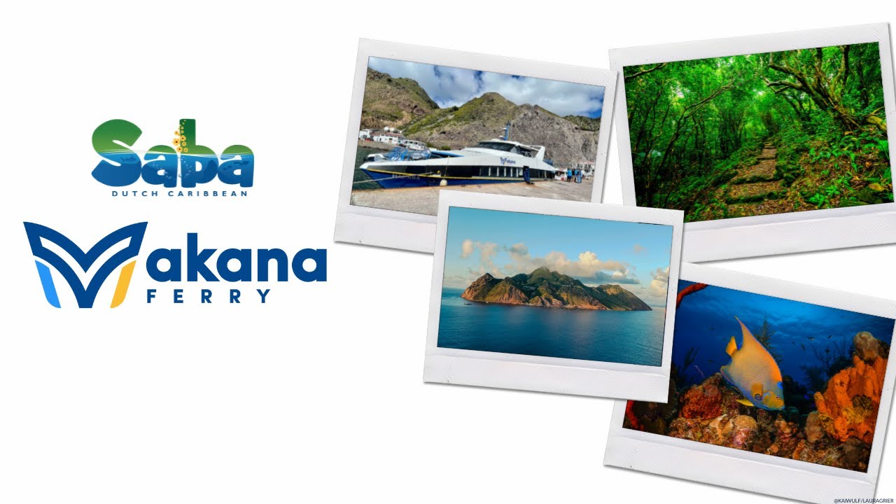 VİSİT SABA WİTH THE MAKANA FERRY SERVİCE!