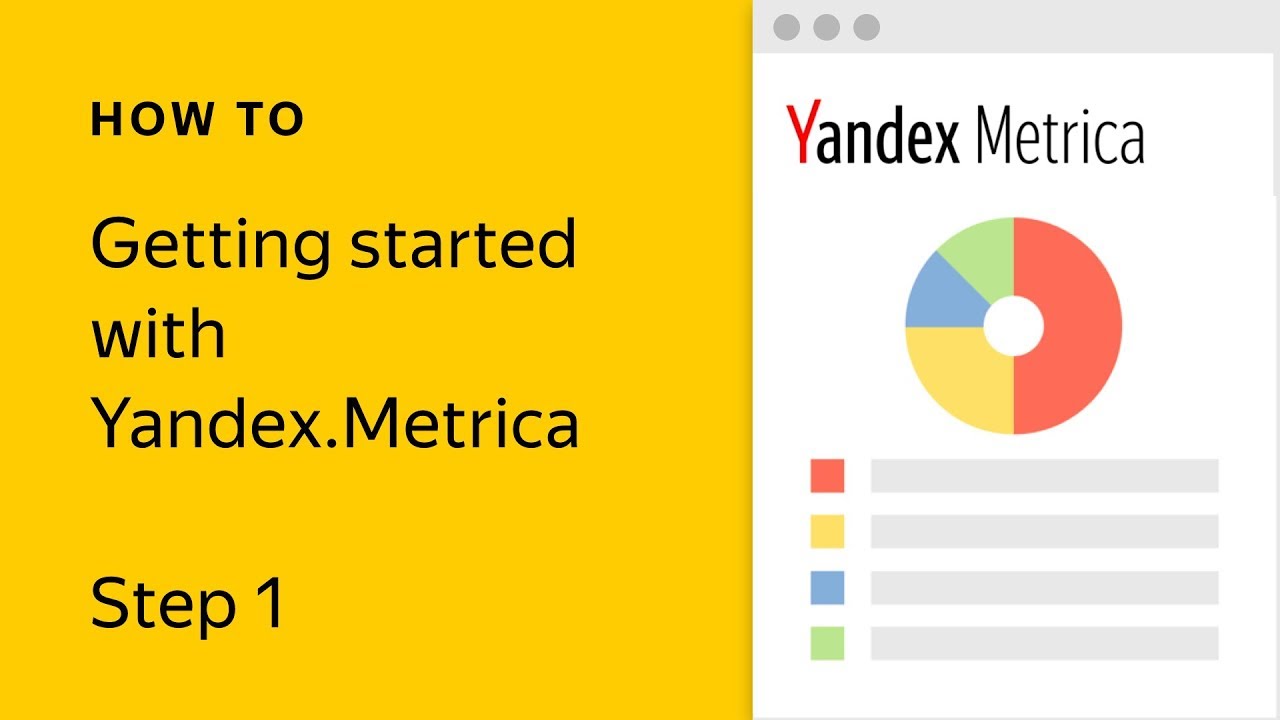 GETTİNG STARTED WİTH YANDEX.METRİCA. STEP 1: CREATİNG A TAG