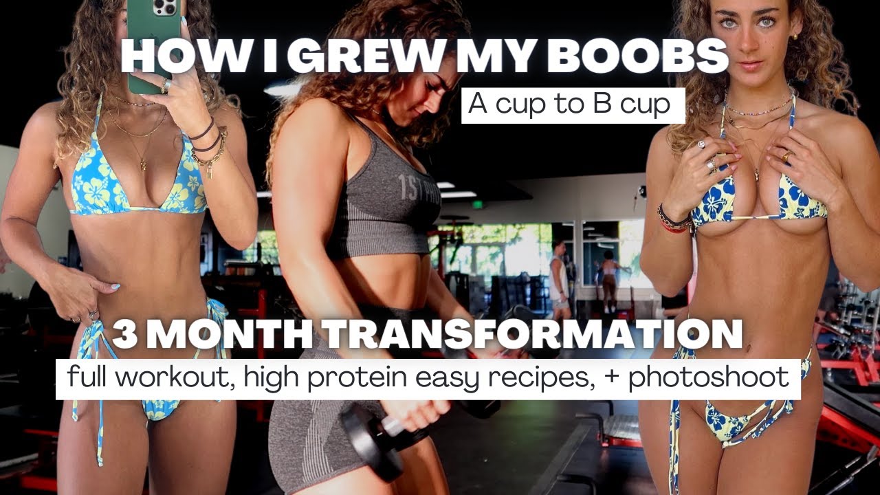 HOW I GREW MY BOOBS | FULL CHEST WORKOUT | HIGH PROTEIN EASY MEALS | PHOTOSHOOT | VLOG