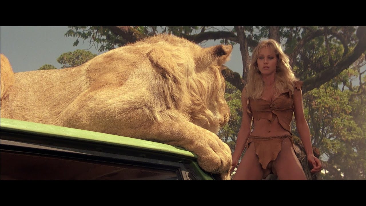 Sheena (1984) - 3 - One of the best animals scene in movies ever (no CG)