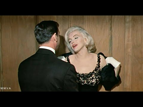 MARİLYN MONROE AND YVES MONTAND MAKİNG LOVE IN A LİFT  - MOVİE SCENE, PRESS PARTY AND INTERVİEW