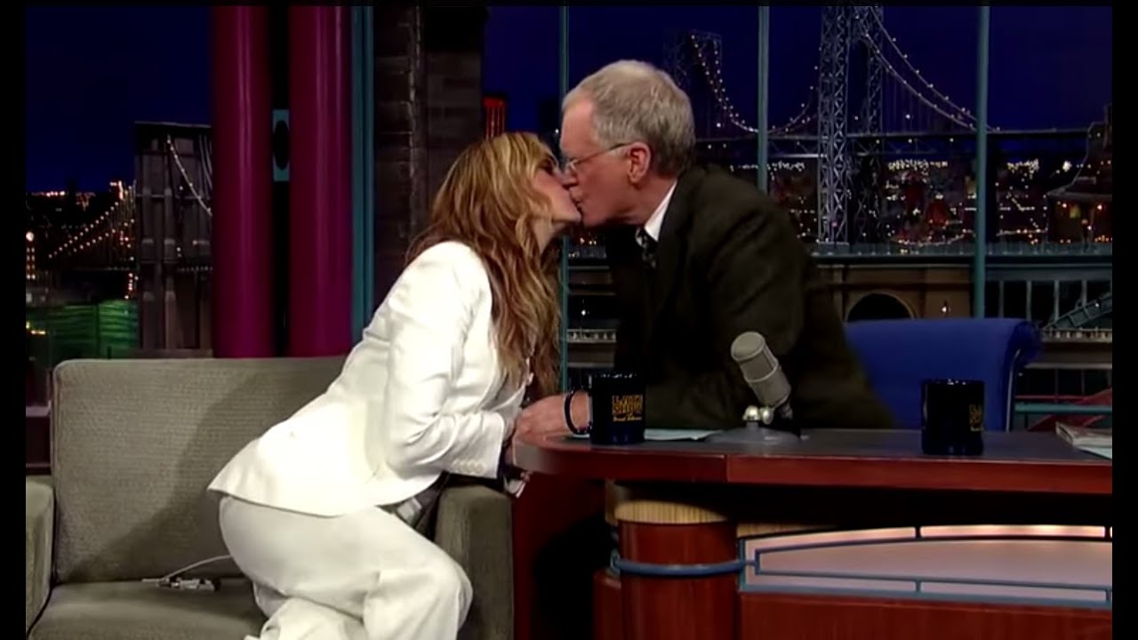 David Letterman bacia Julia Roberts [SUB ITA]