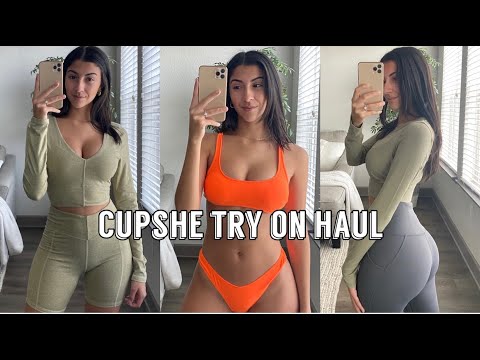 NEW CUPSHE COLLECTİON TRY ON HAUL (ATHLEİSURE  SWİM)