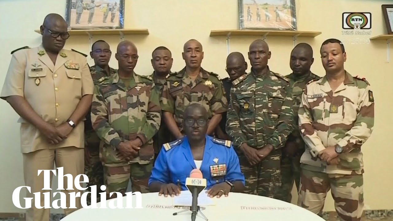 Niger colonel announces military coup on national TV