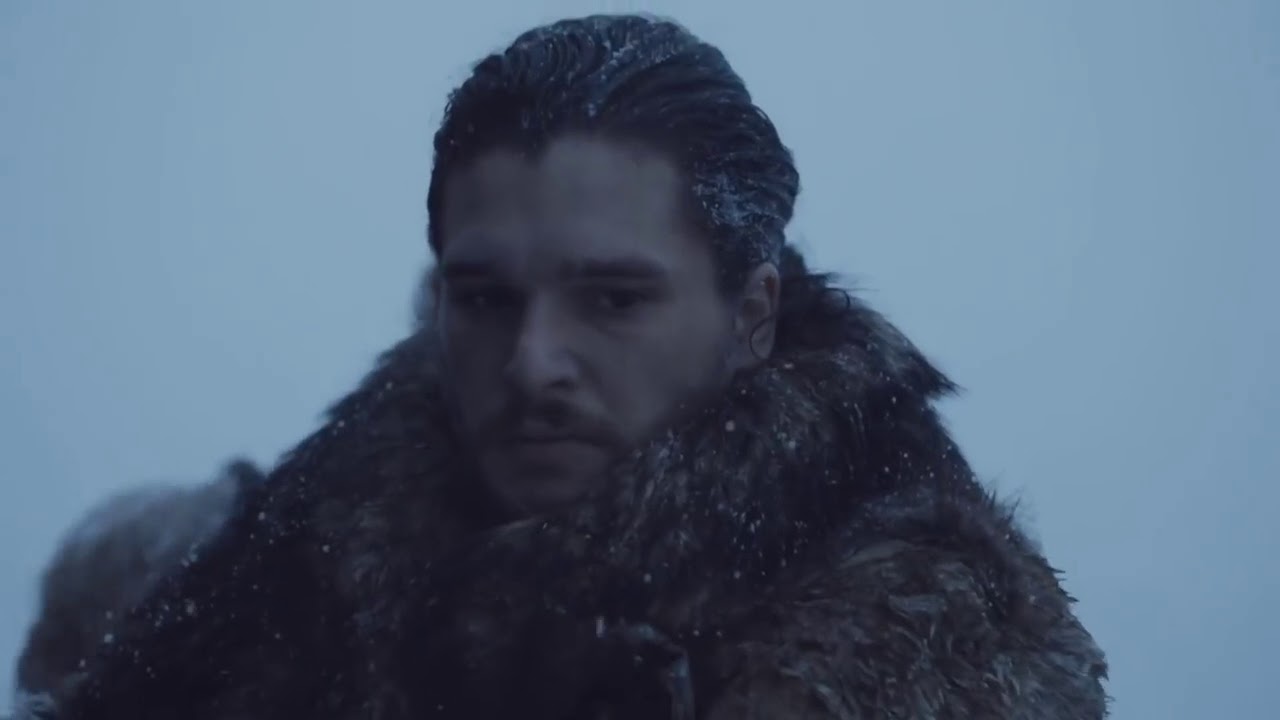 Khaleesi,Jon Snow'u kurtarıyor! Ak gezen ejderhayı mızrakla vuruyor! Game Of Thrones.