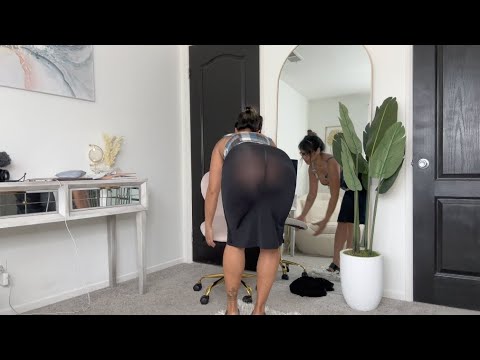 SEE THROUGH MIDI SKIRT TRY-ON  REVIEW