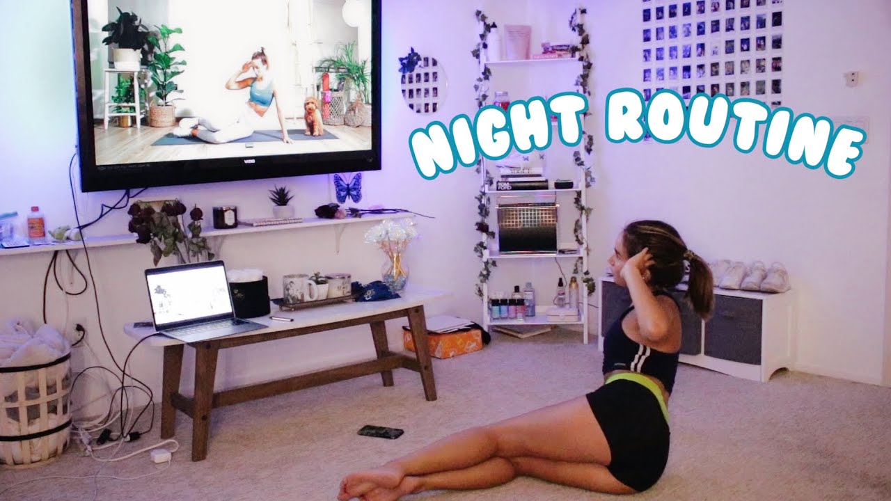 MY PRODUCTIVE NIGHT ROUTINE SUMMER 2020! Workout + Mental Health