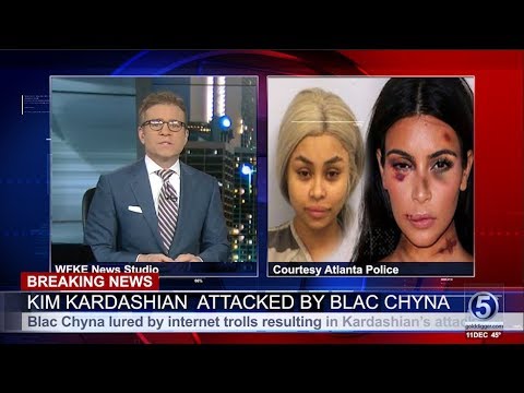 Breaking News :  Kim Kardashian - Blac Chyna Arrested