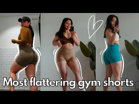 MOST FLATTERİNG GYM SHORTS YOU NEED! | NVGTN TRY ON HAUL | APRİL 2022 COLLECTİON