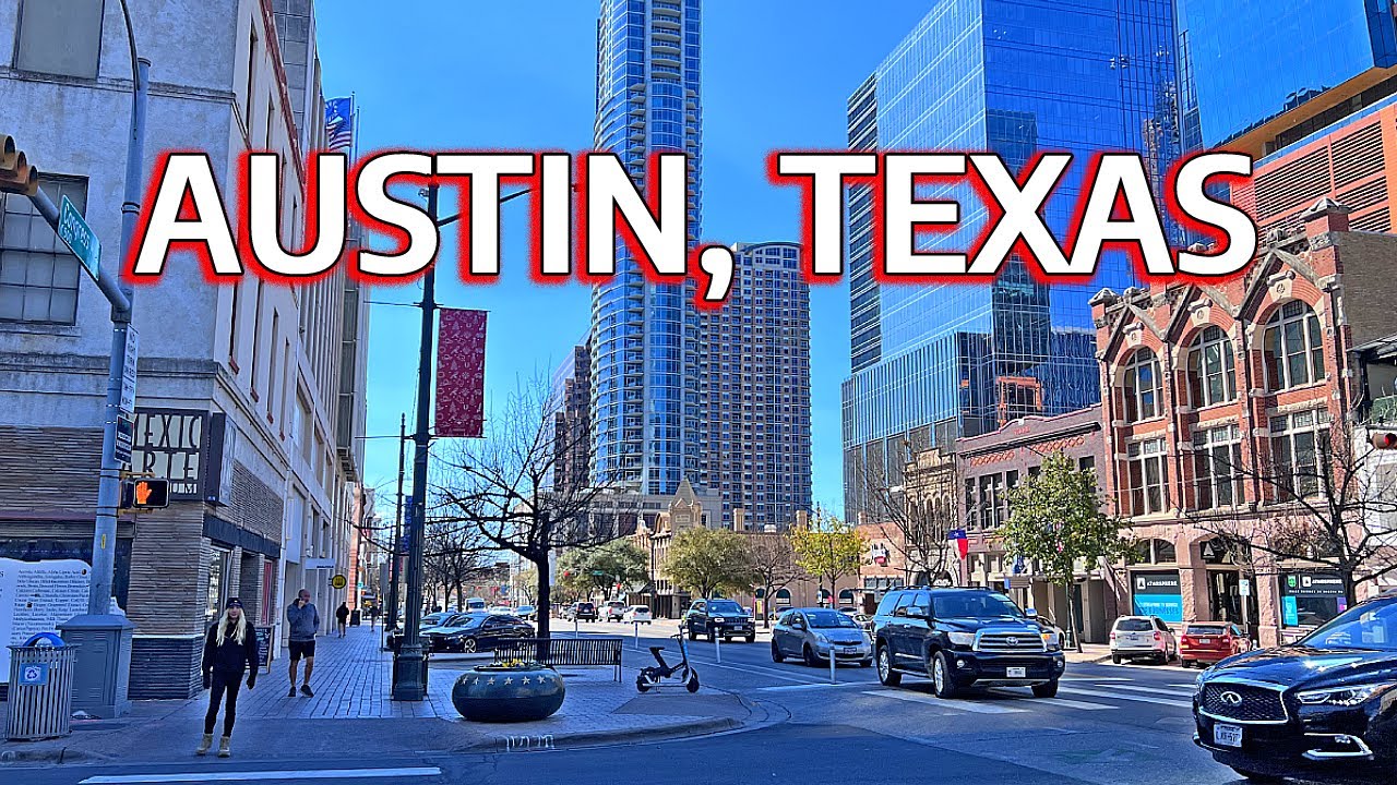 AUSTİN, TEXAS   4K WALKİNG TOUR OF TEXAS CAPİTAL CİTY'S DOWNTOWN (WİTH CAPTİONS)