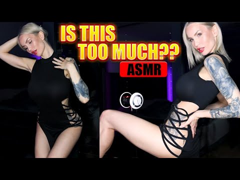 ASMR Lotion up my body  intense LATEX trigger + EAR cupping