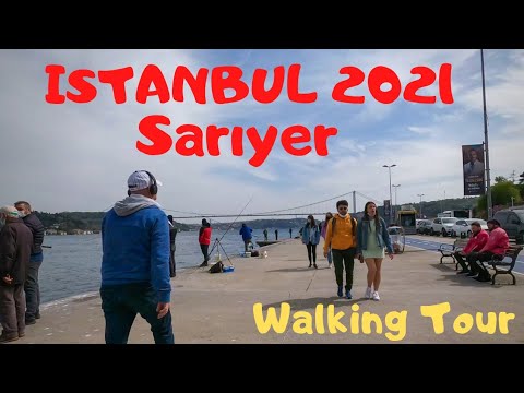 ISTANBUL WALKING TOUR | SARIYER - EMİRGAN BALTALİMANI | APRİL 2021 | TURKEY 4K TOUR