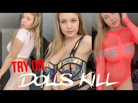 TRYING DOLLSKILL RAVEWEAR | get rave ready with me try on haul
