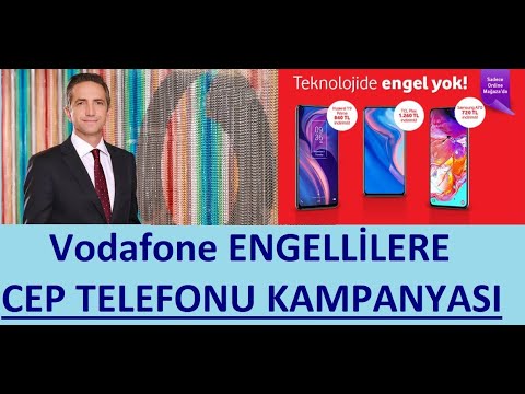 Vodafone Engellilere Çok Uygun Cep Telefonu Kampanyası
