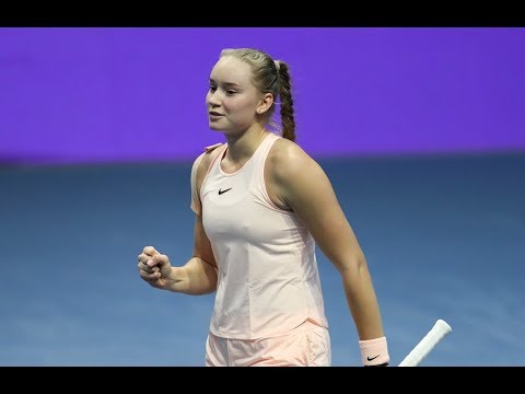 elena rybakina,2018 St. Petersburg Open Second Round | Elena Rybakina vs Caroline Garcia | WTA Highlights