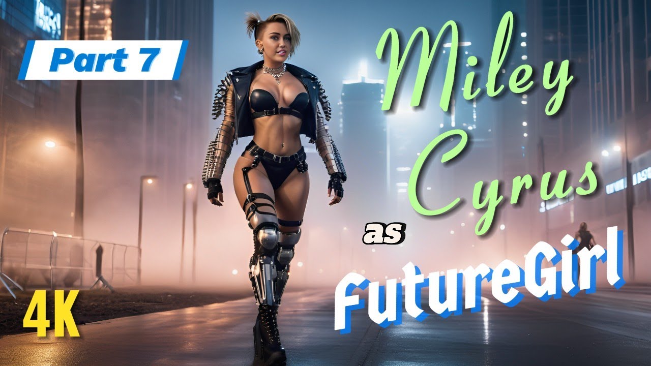 KI - AI generated Miley Cyrus as Futuregirl Part 7