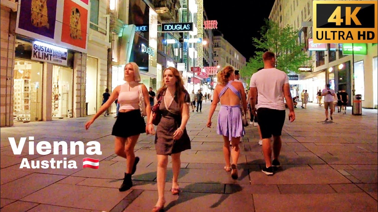 Vienna, Austria ???????? - Night Life Of Vienna ???? - Vienna 4k September 2022 - 4K Walking Tour Video