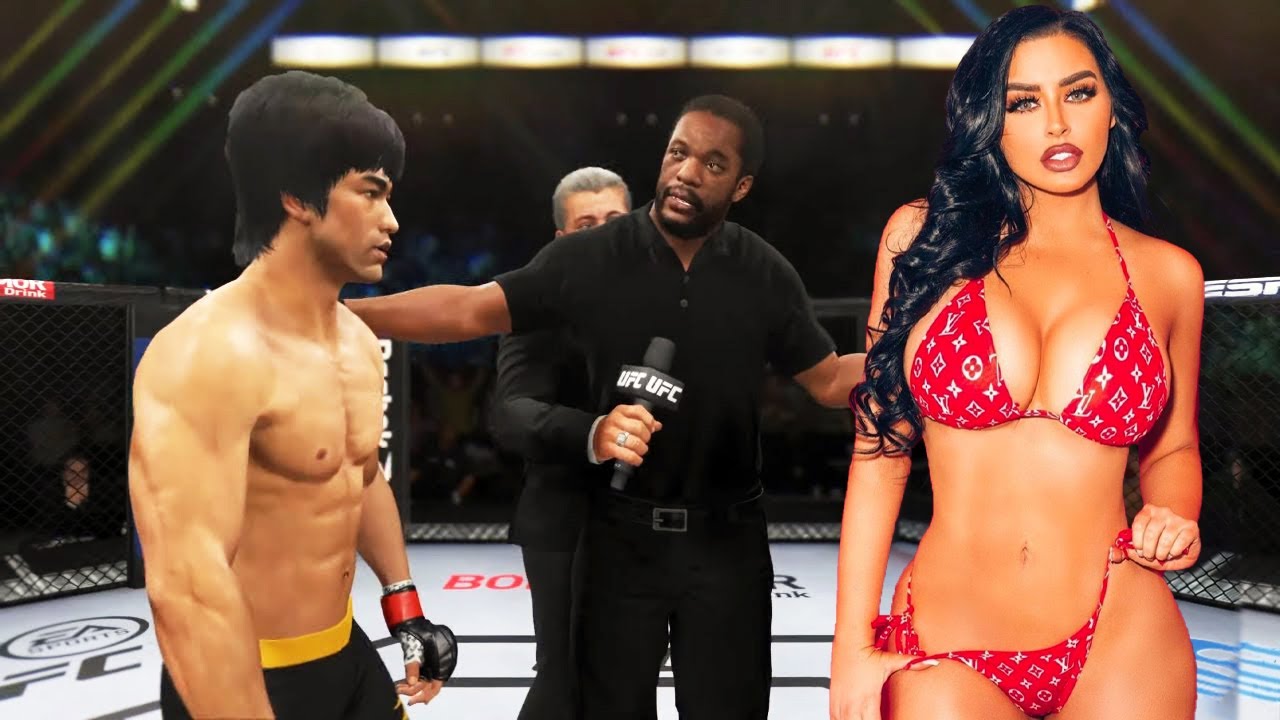 UFC 4 I Bruce Lee vs. Abigail Ratchford (EA Sports UFC 4)