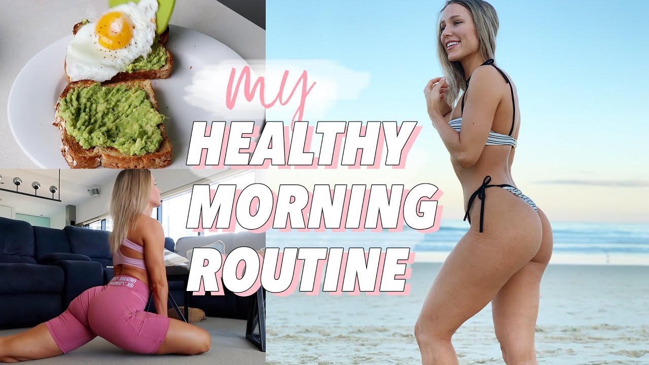 MY HEALTHY MORNING ROUTINE | Habits for Mental Health, Motivation  Fitness!