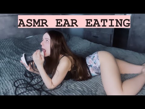 ????ASMR EAR EATING????