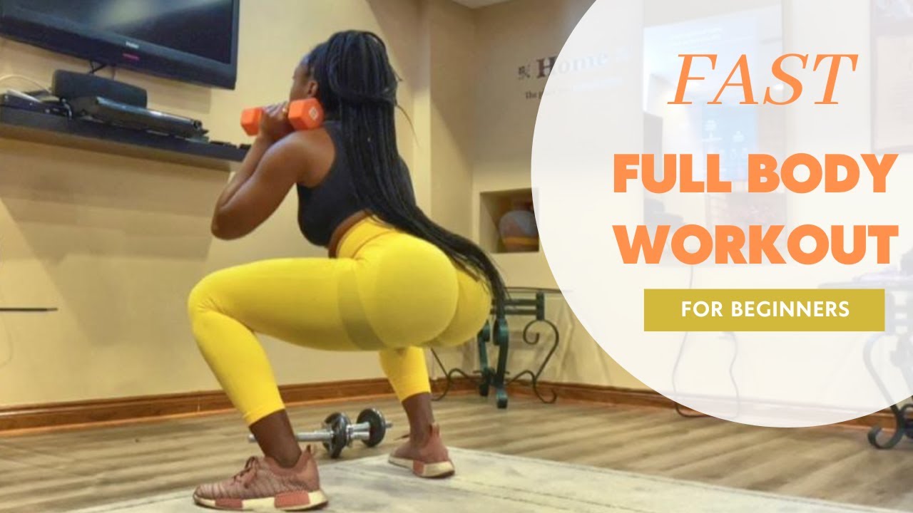 Quick Full Body Workout With Dumbbells